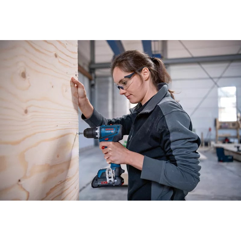 BOSCH Шурупокрут-дриль ударний акумуляторний GSR 18V-90 C 18В 36-64Нм 0-2100об·хв кейс 1.1кг без АКБ та ЗП (06019K6002)