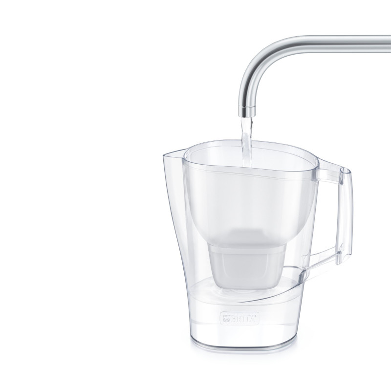 Brita Фільтр-глечик Aluna Memo MXPro 2.4л (1.4л очищеної води) + 3 картриджа білий (1053054)