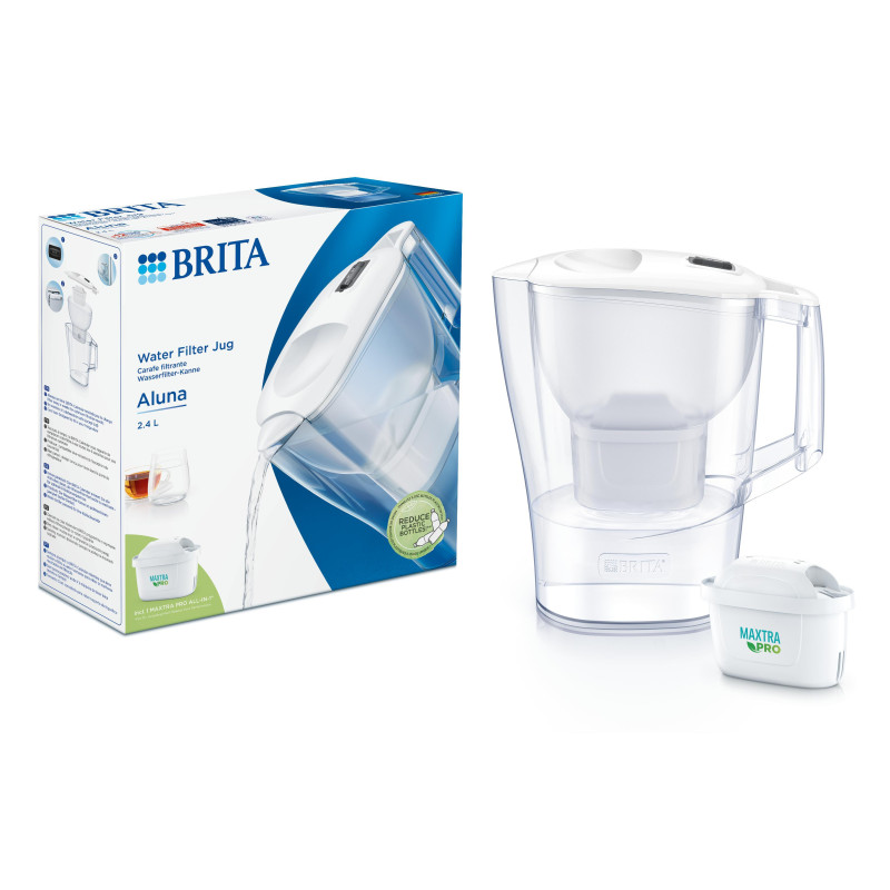 Brita Фільтр-глечик Aluna Memo MXPro 2.4л (1.4л очищеної води) білий (1052801)