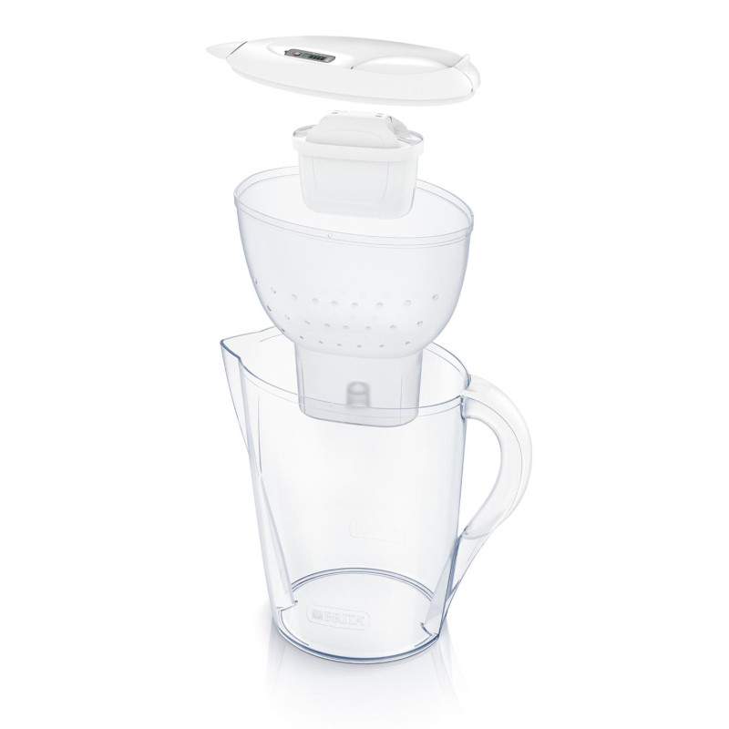 Brita Фільтр-глечик Marella Memo MXPro 2.4л (1.4л очищеної води) + 3 картриджа білий (1052791)