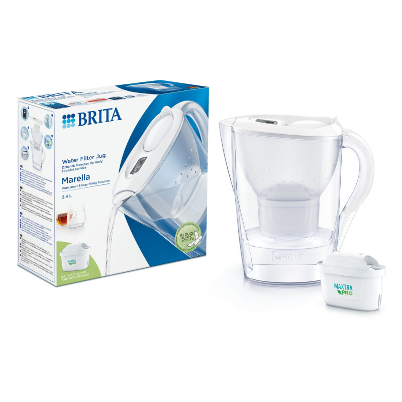 Brita Фільтр-глечик Marella Memo MXPro 2.4л (1.4л очищеної води) білий (1052789)