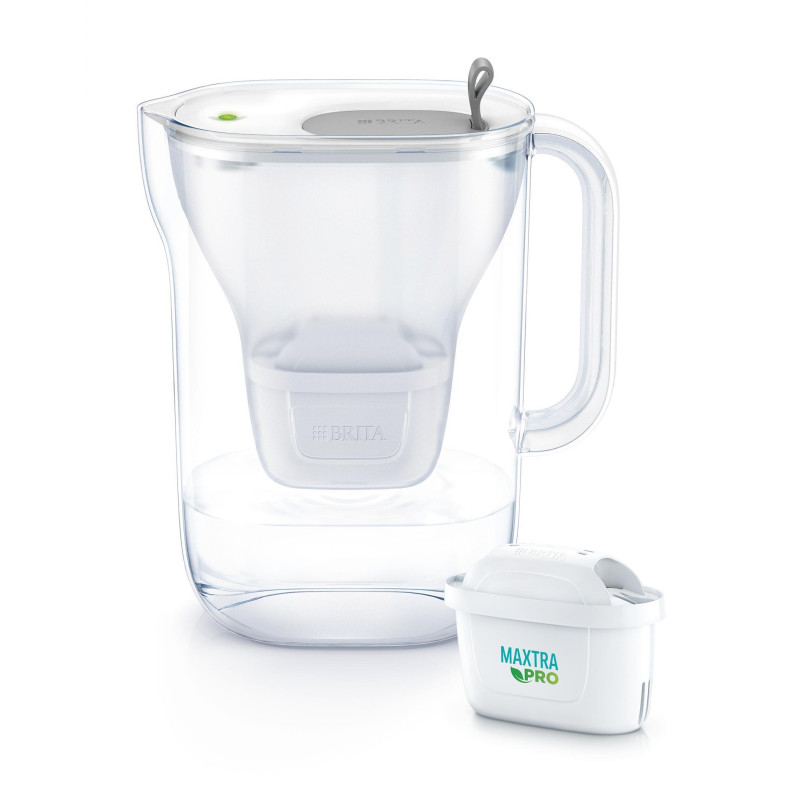 Brita Фільтр-глечик Style LED MXPro 2.4л (1.4л очищеної води) сірий (1052809)
