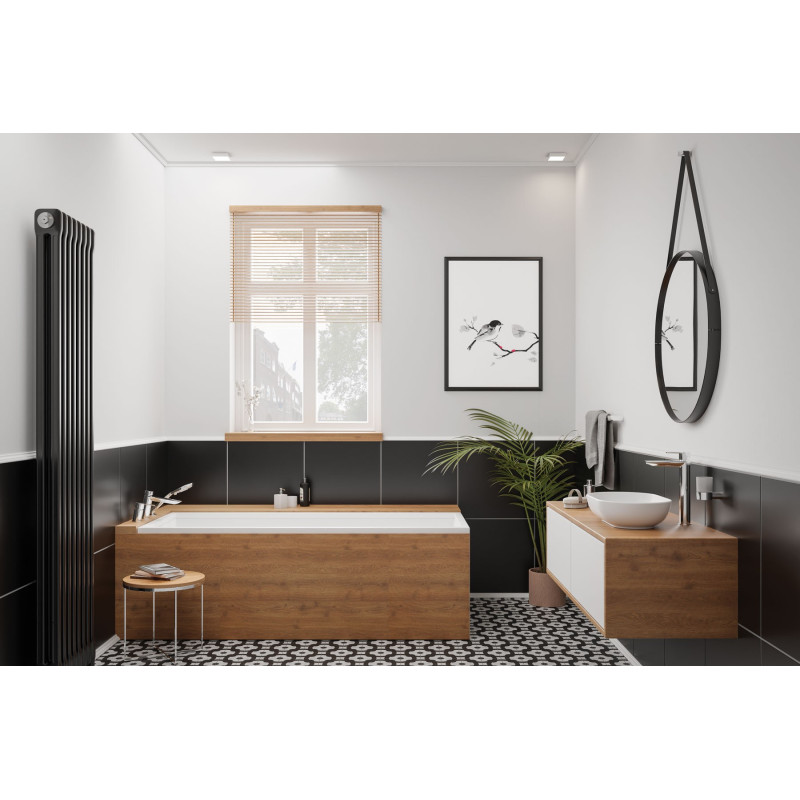 Deante Стакан Round душового піддону, напівкругла, 90 см, хром (ADR_0911)