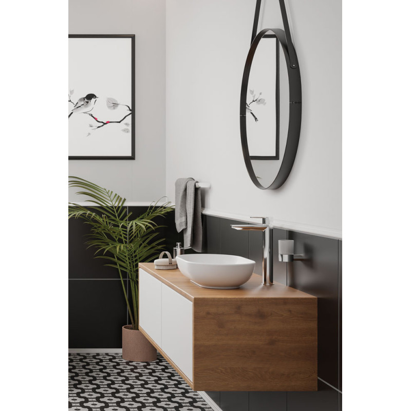 Deante Стакан Round душового піддону, напівкругла, 90 см, хром (ADR_0911)