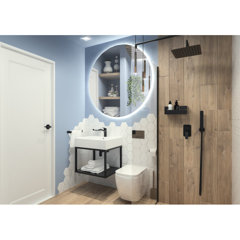 Deante Щітка Mokko туалетна, окремо стояча, чорний (ADM_N712)