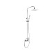 Deante Душова система Corio зі змішувачем, душ - 1 функц., кріпл. - на стійці, хром (NAC_01PM)
