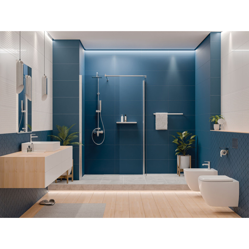 Deante Душова система Corio зі змішувачем, душ - 1 функц., кріпл. - на стійці, хром (NAC_01PM)