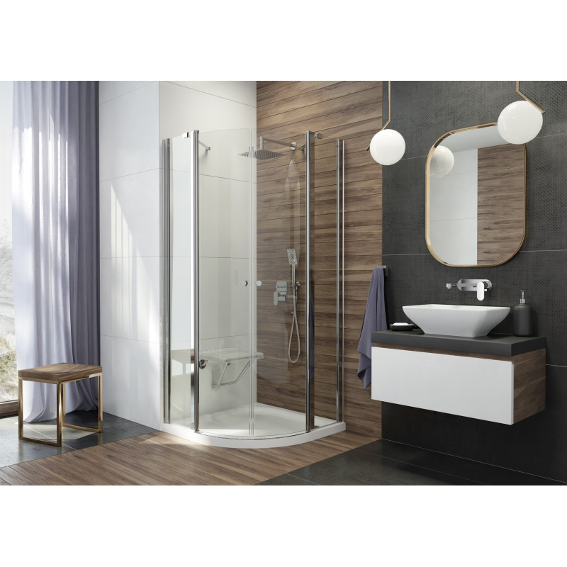 Deante Душевий набір Alpinia зі змішувачем, верхній душ, лійка, кріпл. - прихованого монтажу, хром (NAC_09LP)