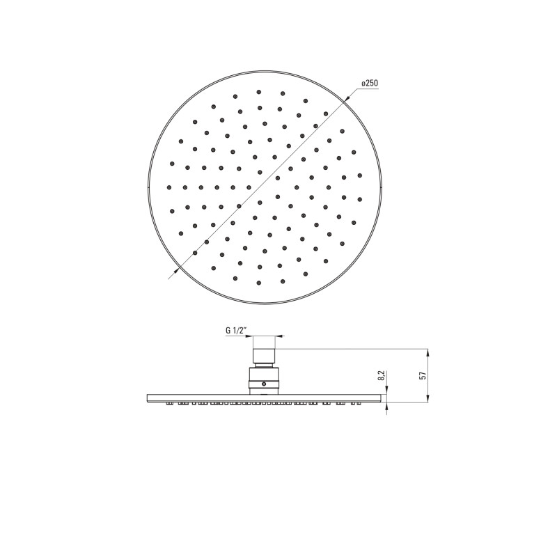 Deante TEMISTO Душовий гарнітур прихованого монтажу (NAC_M9QT)
