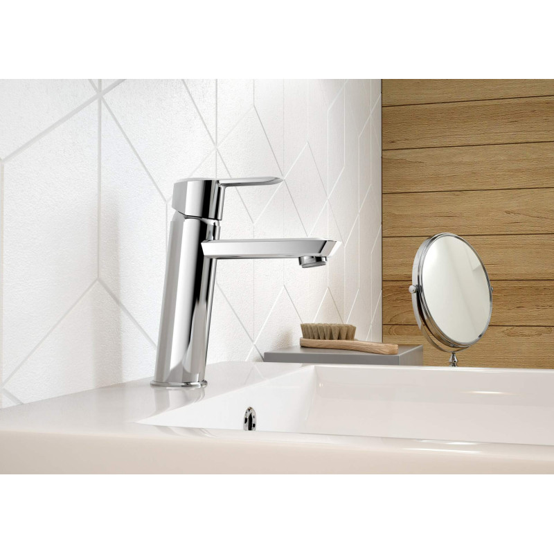 Deante Змішувач для раковини Arnika,довж. виливу - 118мм, неповоротний, 1 важіль, хром (BQA_021M)