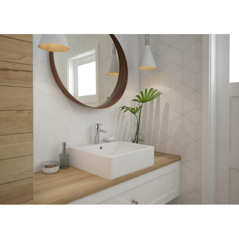 Deante Змішувач для раковини Arnika,довж. виливу - 118мм, неповоротний, 1 важіль, хром (BQA_021M)