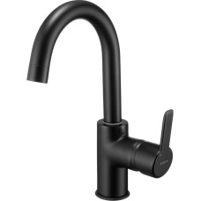 Deante Змішувач для раковини Arnika,довж. виливу - 135мм, поворотний, 1 важіль, чорний (BQA_N24M)