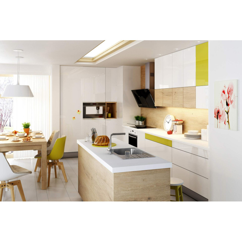 Deante Змішувач для кухні Aster, довж.виливу - 209мм, витяжний, 1важіль, хром (BCA_073M)