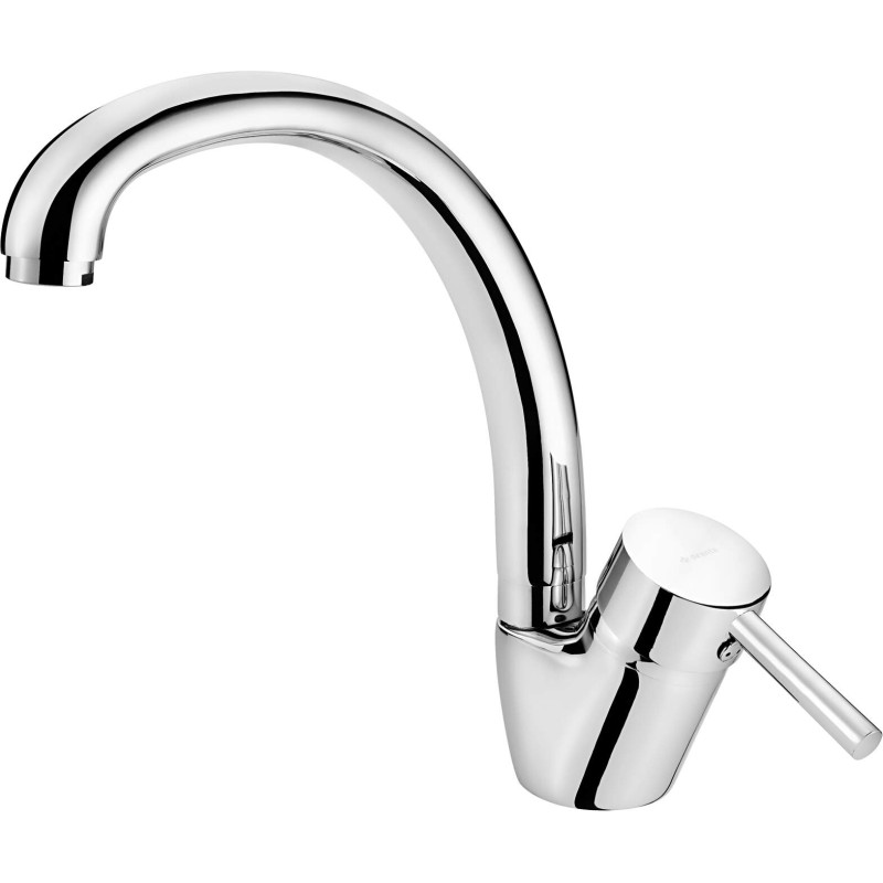 Deante Змішувач для кухні Aster, довж.виливу - 216мм, поворотний, 1 важіль, хром (BCA_066M)