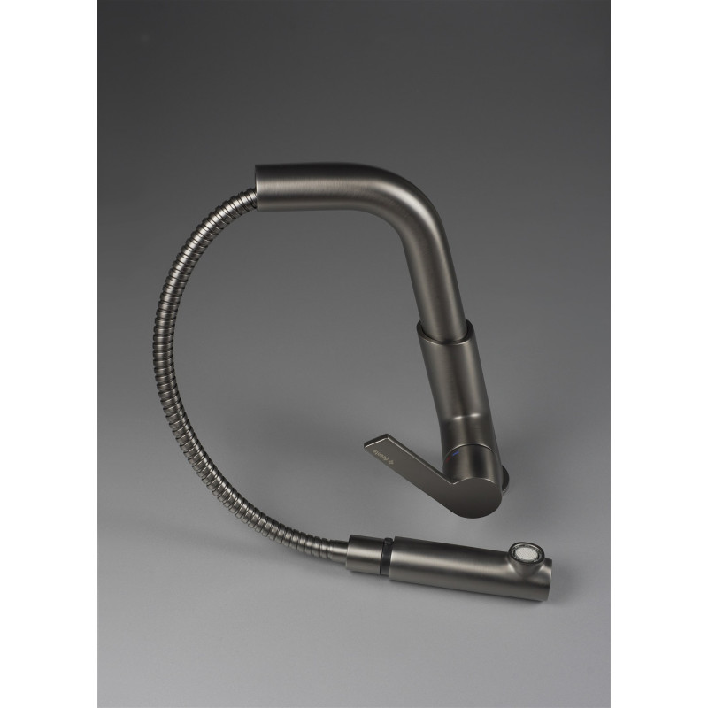 Deante SILIA Смеситель для кухни, с выдвижным носиком (BQS_D73M)