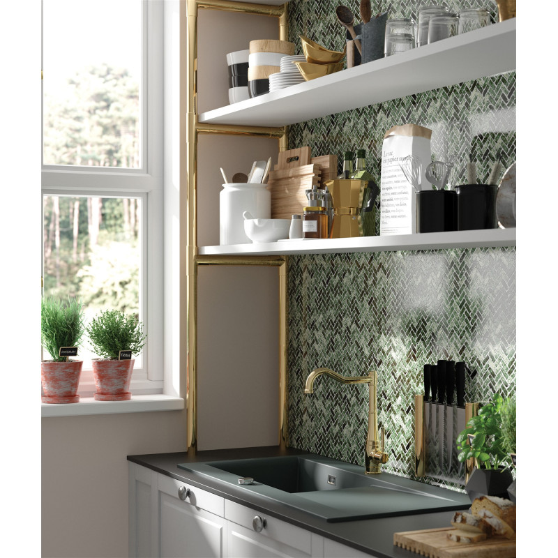 Deante TAMIZO Смеситель для кухни, с прямоугольным носиком (BQT_Z63M)