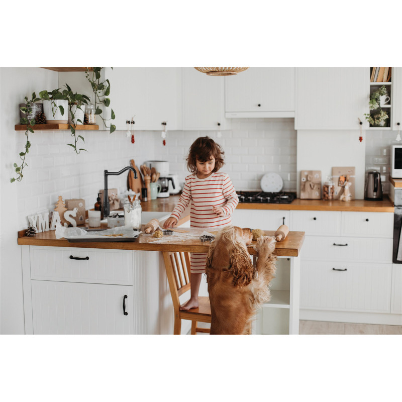 Deante Змішувач для кухні Tamizo, довж.виливу - 225мм, поворотний, 1важіль, титан (BQT_D63M)