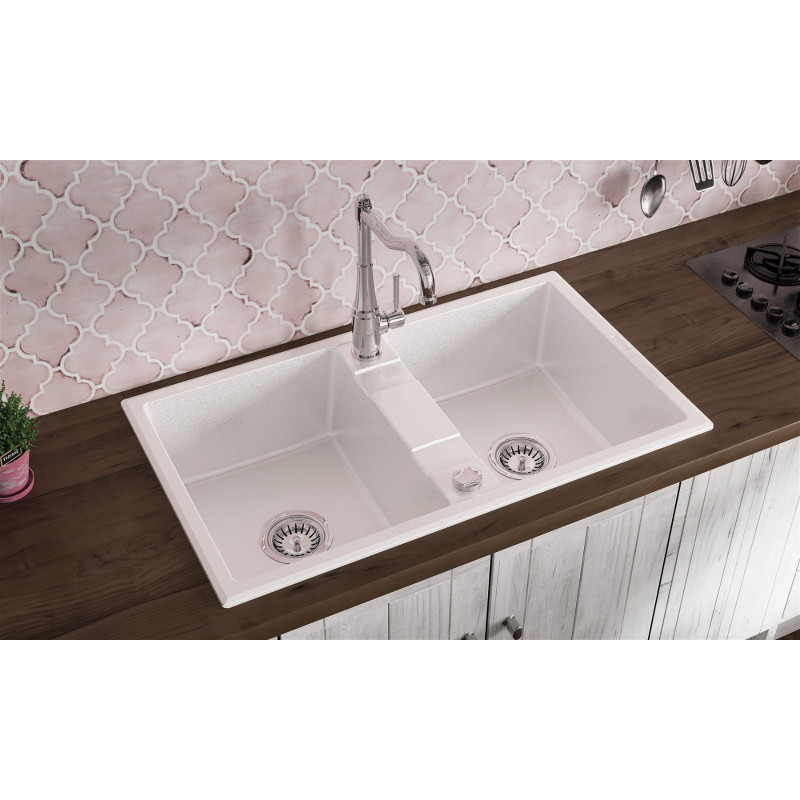 Deante Змішувач для кухні Tamizo, довж.виливу - 225мм, поворотний, 1важіль, хром (BQT_063M)