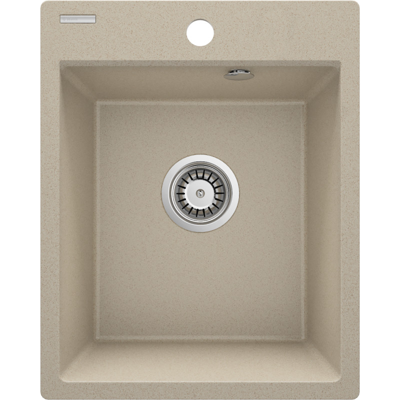 Deante Мийка кухонна Corio, граніт, прямокут., без крила, 400x500x211мм, чаша - 1, врізна, пісок (ZRC_7103)