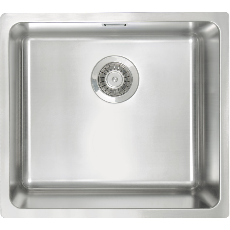 Deante Мийка кухонна Egeria, нерж.сталь, прямокут., без крила, 490x440x230мм, чаша - 1, врізна/під стільницю, матова сталь (ZPE_010D)