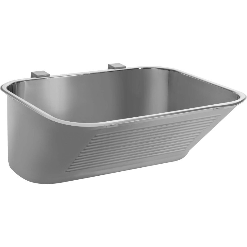 Deante Мийка кухонна Household, нерж.сталь, прямокутник, без крила, 533х433х220мм, чаша - 1, підвісна, нерж (ZYK_0100)