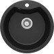 Deante Мийка кухонна Solis, граніт, круг, без крила, 480х480х194мм, чаша - 1, накладна, графіт (ZRS_2803)