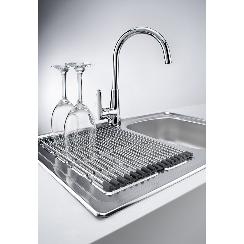 Deante Мийка кухонна Soul, нерж.сталь, прямокут., з крилом, 780х490х160мм, чаша - 1, накладна, нерж (ZEO_0113)