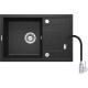 Deante Набір для кухні Corio, гранітна мийка ZRC_2113 + зміш. BME_024N, графіт-сталь-чорний (ZRCP2113)