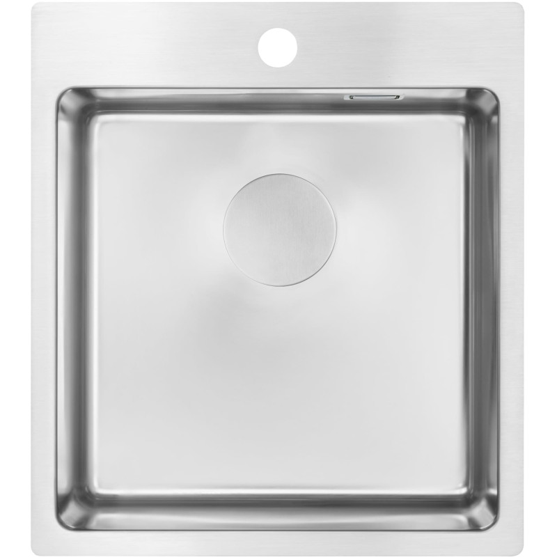 Deante Набір для кухні Olfato стальна мийка ZPO_010A + зміш. BQO_F72M, матова сталь (ZPOE010A)