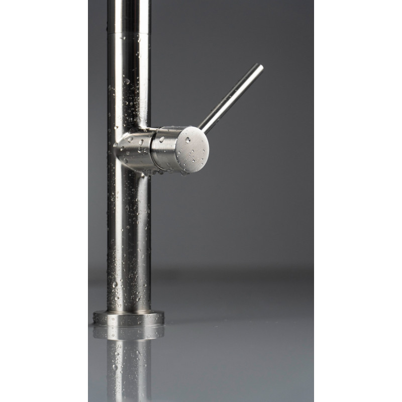 Deante Набір для кухні Olfato стальна мийка ZPO_010C + зміш. BQO_F72M, матова сталь (ZPOE010C)