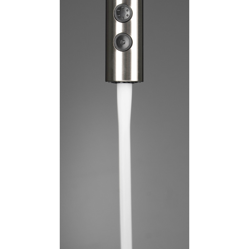 Deante Набір для кухні Olfato стальна мийка ZPO_010C + зміш. BQO_F72M, матова сталь (ZPOE010C)