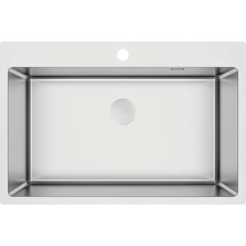 Deante Набір для кухні Olfato стальна мийка ZPO_010C + зміш. BQO_F72M, матова сталь (ZPOE010C)