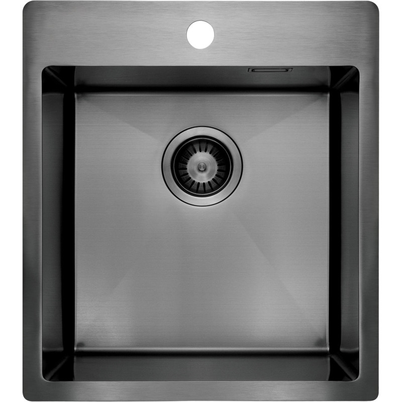 Deante Набір для кухні Olfato стальна мийка ZPO_D10A + зміш. BQO_D72M, титан (ZPOED10A)
