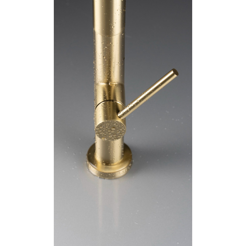 Deante Набір для кухні Olfato стальна мийка ZPO_R10A + зміш. BQO_R72M, брашоване золото (ZPOER10A)