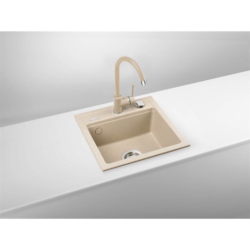 Deante Набір для кухні Zorba, гранітна мийка ZQZ_7103 + зміш. BEN_762M, пісок (ZQZA7103)