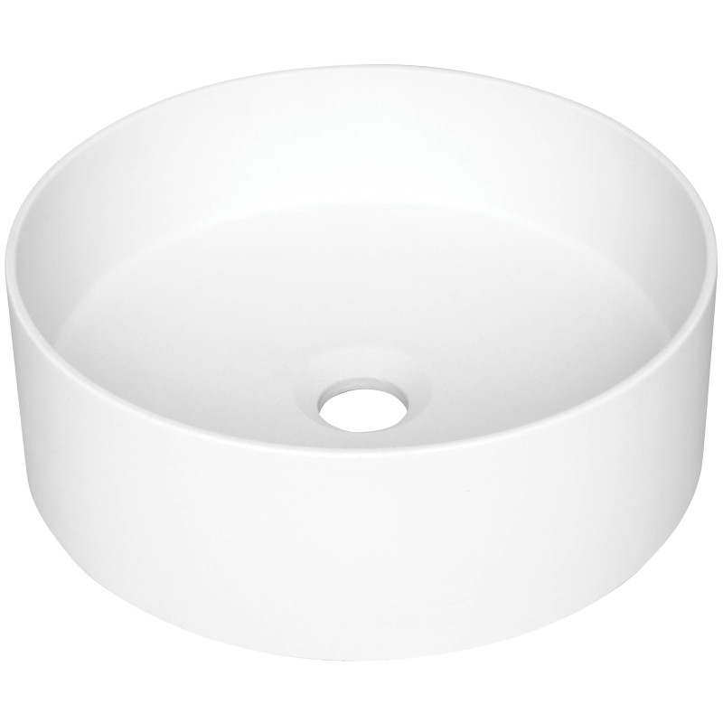 Deante SILIA Гранітний умивальник, для стільниці, алебастровий (CQS_AU4S)