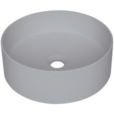 Deante SILIA Гранітний умивальник, для стільниці, сірий металік (CQS_SU4S)