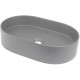 Deante SILIA Гранітний умивальник, овальна, сірий металік (CQS_SU6S)