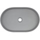 Deante SILIA Гранітний умивальник, овальна, сірий металік (CQS_SU6S)