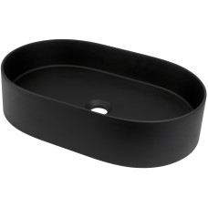 Deante SILIA Гранітний умивальник, овальна, nero (CQS_NU6S)