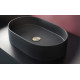Deante SILIA Гранітний умивальник, овальна, nero (CQS_NU6S)