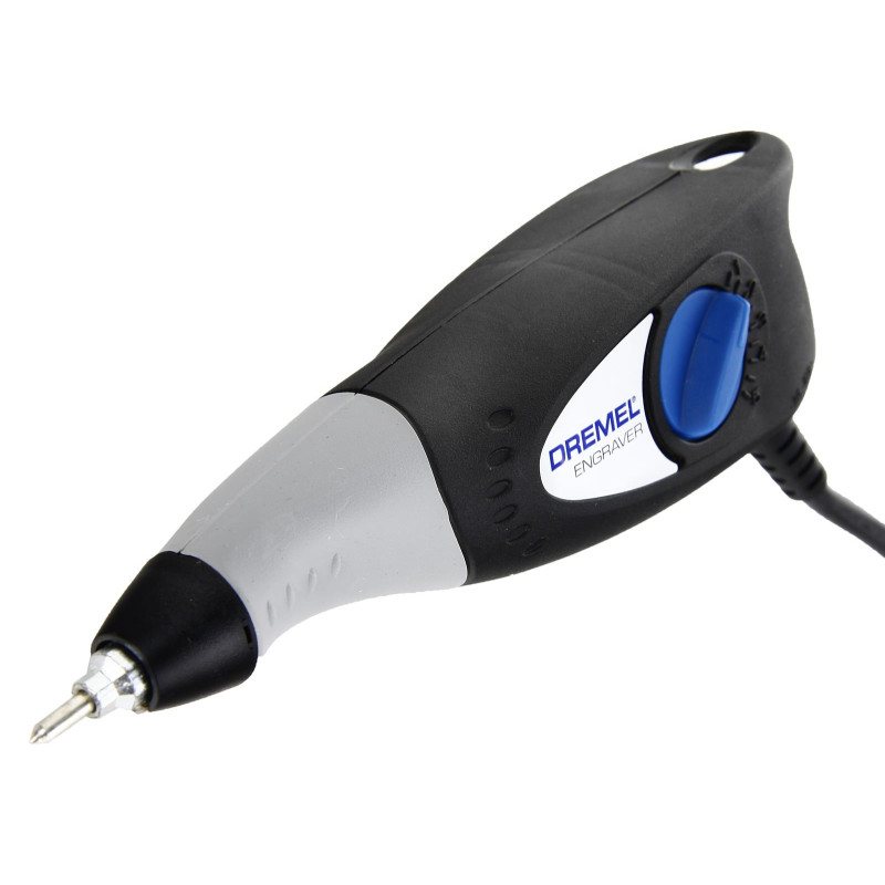 Dremel Шліфмашина шліфувально-гравірувальна 290-3/4 Engraver 35Вт 6000об·хв +3 насадки і 4 трафарети 0.31кг (F0130290JP)