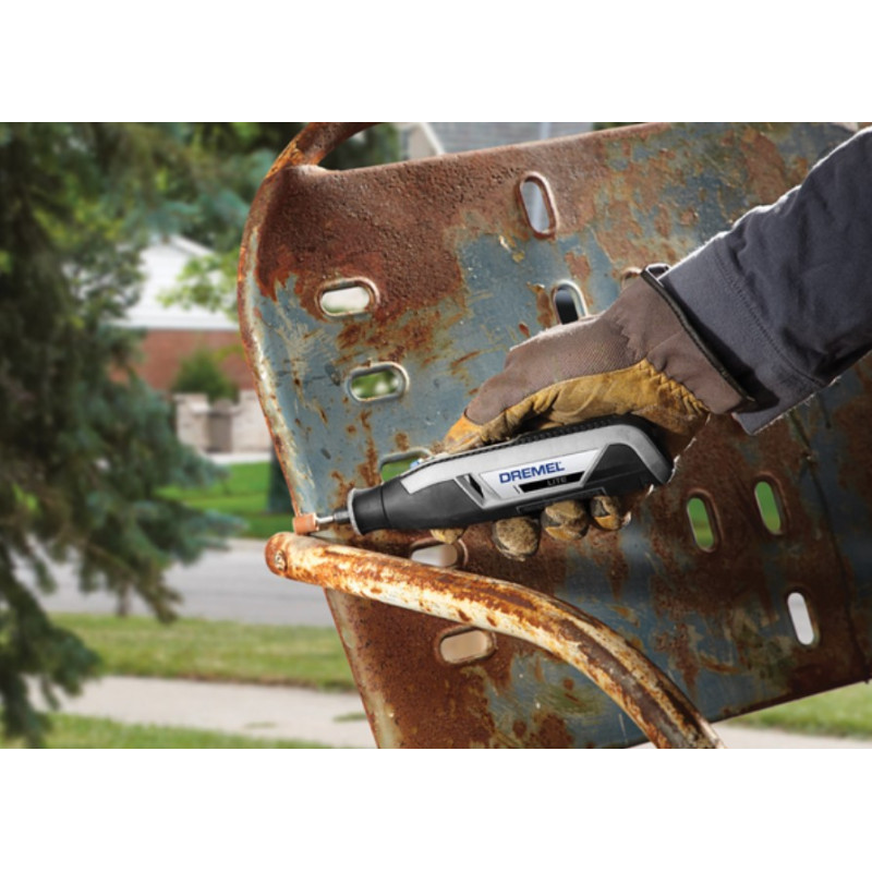 Dremel Шліфмашина шліфувально-гравірувальна акумуляторна 7760-15, 3.6В 1х2А•год, 8000-25000об•хв, 15 насадок, 19,5см, ЗП USB, 0.27кг (F0137760JD)