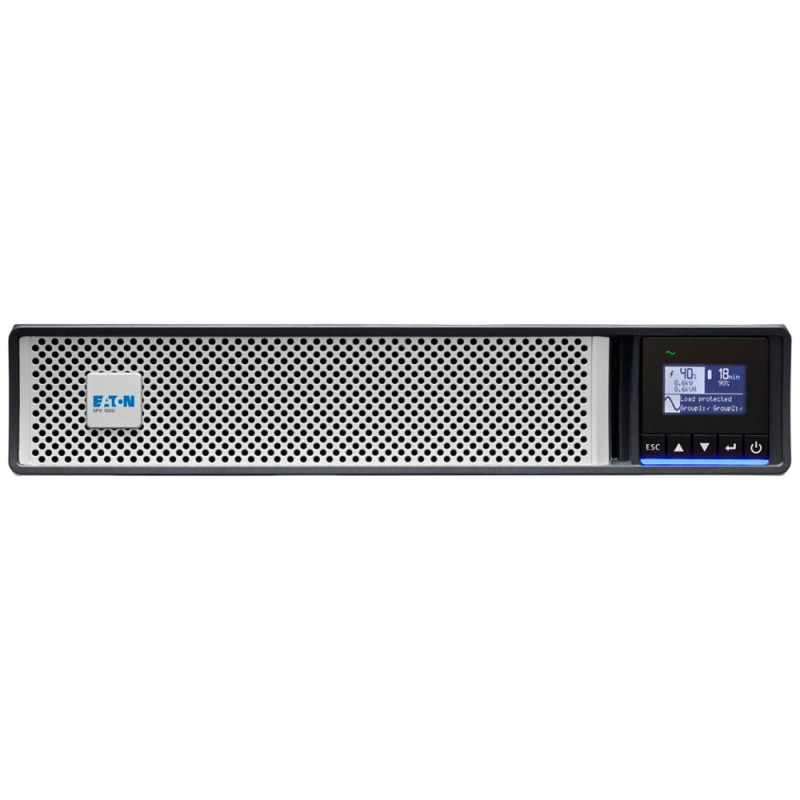 Eaton Джерело безперебійного живлення 5PX G2, 1000VA/1000W, RT2U, LCD, USB, RS232, 8xC13 (5PX1000IRT2UG2)