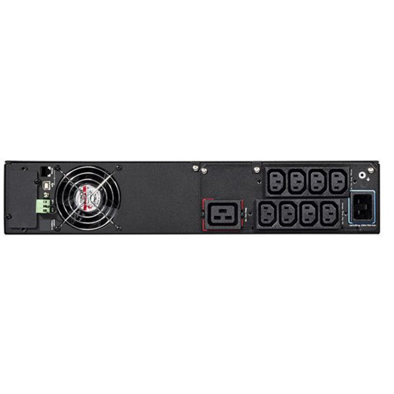 Eaton Джерело безперебійного живлення 5SC, 2200VA/1980W, RT2U, LCD, USB, RS232, 8xC13, 1xC19 (5SC2200IRT)