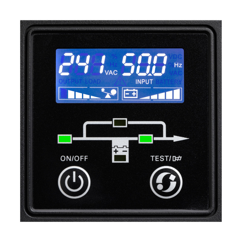 Eaton Джерело безперебійного живлення 9E, 3000VA/2400W, LCD, USB, RS232, 6xC13, 1xC19 (9E3000I)