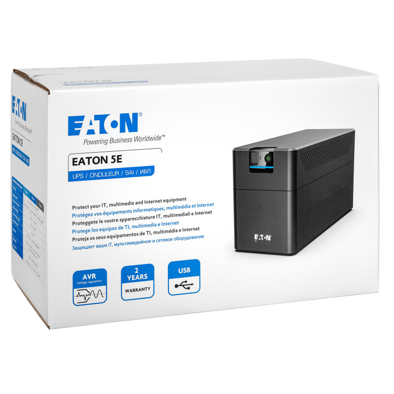 Eaton Джерело безперебійного живлення 5E G2, 1600VA/900W, USB, 6xC13 (5E1600UI)