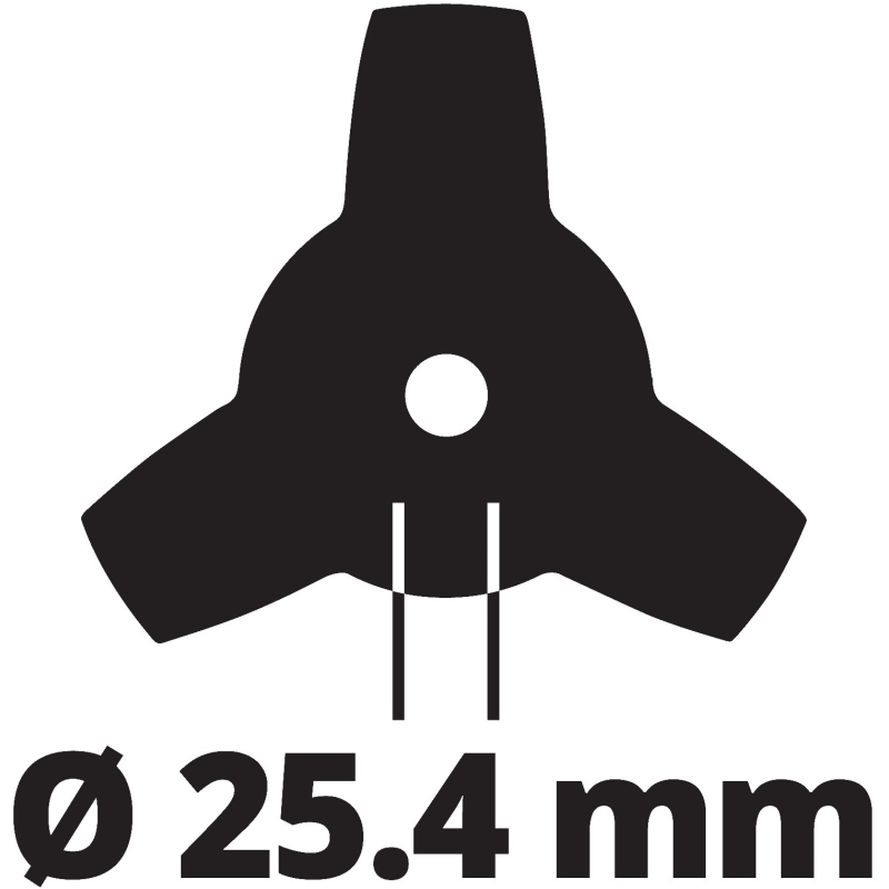 Einhell Ніж для мотокоси 225-3-25,4 мм (3404996)