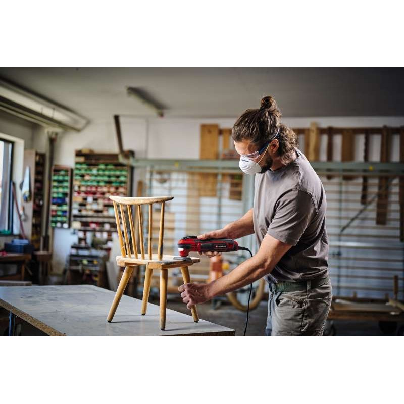 Einhell Багатофункціональний інструмент TE-MG 350 EQ, 350Вт, 11000-20000об•хв, LED, набір насадок, кейс, 1.31кг (4465155)