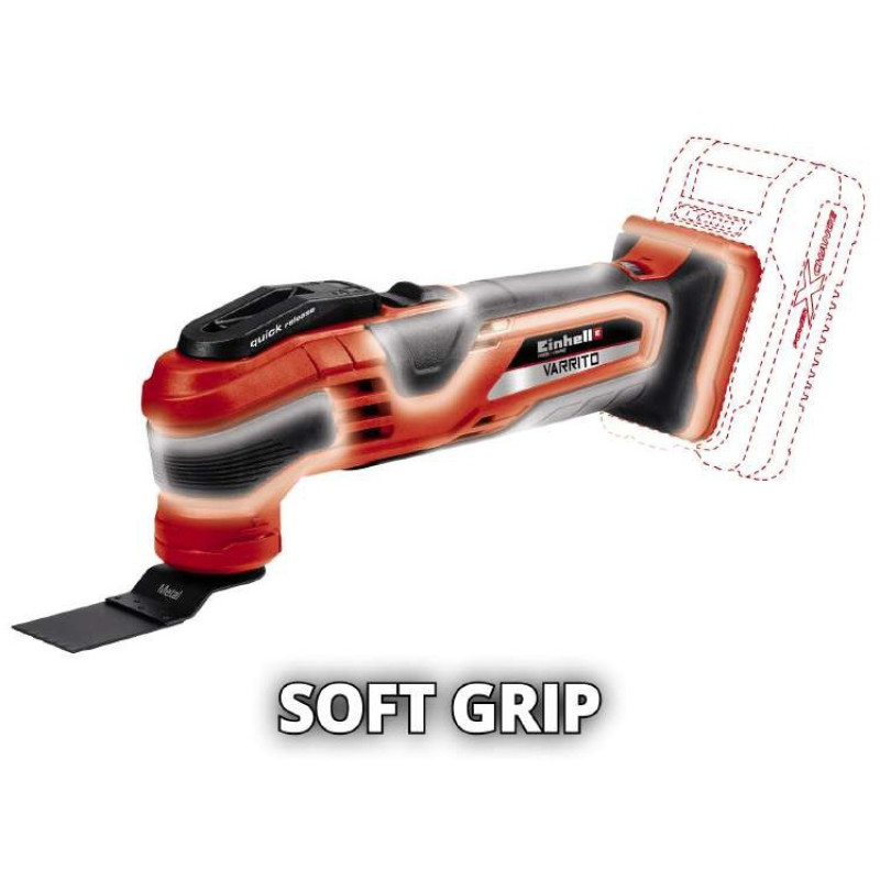 Einhell Багатофункціональний інструмент VARRITO акум., PXC, 18В, 22000-40000 об/хв (4465160)